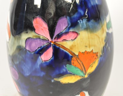 Lot 42 - HAND PAINTED CORONAWARE FLORAL VASE