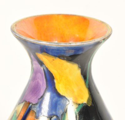 Lot 42 - HAND PAINTED CORONAWARE FLORAL VASE
