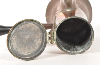 Lot 305 - 19TH CENTURY VICTORIAN COPPER CHOCOLATE POT
