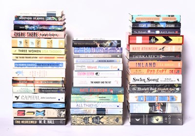 Lot 221 - SIGNED MODERN FIRST EDITIONS. LARGE COLLECTION OF SIGNED LITERARY FICTION TITLES
