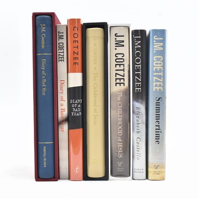 Lot 125 - COETZEE, J. M. SEVEN TITLES INCL. TWO SPECIALLY BOUND SIGNED LIMITED EDITIONS