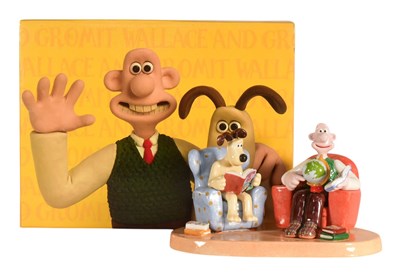 Lot 525 - WALLACE & GROMIT - COALPORT CHARACTERS - 'LETS GO SOMEWHERE'