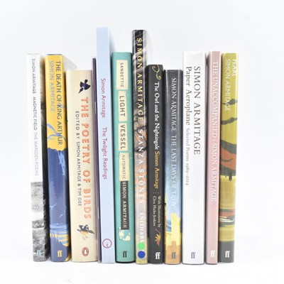 Lot 314 - ARMITAGE, SIMON. COLLECTION OF TWELVE SIGNED FIRST EDITIONS