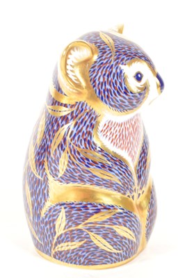 Lot 96 - ROYAL CROWN DERBY - 1994 FINE BONE CHINA KOALA PAPERWEIGHT FIGURE