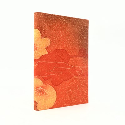 Lot 310 - OGAWA, YOKO. JAPANESE SILK BOUND SIGNED LIMITED EDITION COPY OF REVENGE