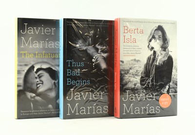 Lot 368 - MARIAS, JAVIER. THREE SIGNED FIRST EDITIONS IN ENGLISH