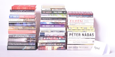 Lot 257 - SIGNED MODERN FIRST EDITIONS. COLLECTION OF LITERARY FICTION TITLES