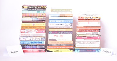 Lot 261 - SIGNED MODERN FIRST EDITIONS. LARGE COLLECTION OF LITERARY FICTION TITLES
