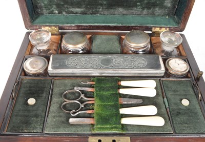 Lot 324 - THREE 19TH / EARLY 20TH CENTURY WOODEN LIDDED JEWELLERY BOXES