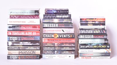 Lot 130 - SCANDI CRIME FICTION. COLLECTION OF FIRST ENGLISH EDITIONS, MANY SIGNED