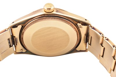 Lot 40 - 14CT GOLD ROLEX OYSTER PERPETUAL DATE 1500 WRISTWATCH