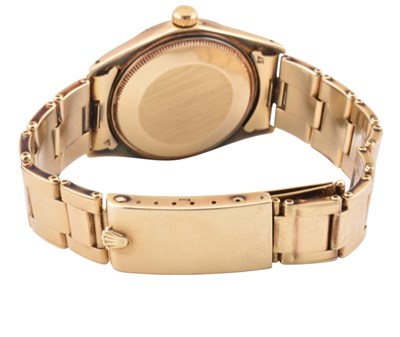 Lot 40 - 14CT GOLD ROLEX OYSTER PERPETUAL DATE 1500 WRISTWATCH