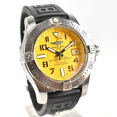 Lot 24 - BREITLING AVENGER II SEAWOLF CHRONOGRAPH WRISTWATCH