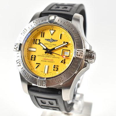 Lot 24 - BREITLING AVENGER II SEAWOLF CHRONOGRAPH WRISTWATCH