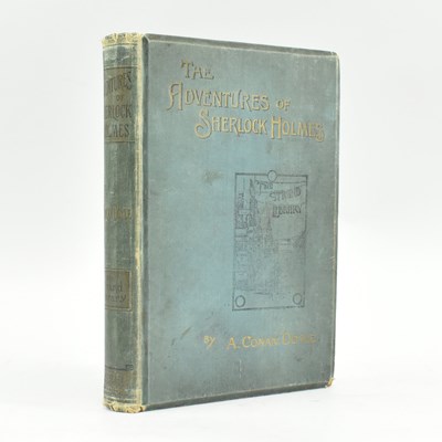 Lot 349 - CONAN DOYLE, ARTHUR. 1893 THE ADVENTURES OF SHERLOCK HOLMES SECOND EDITION IN ORIG. CLOTH