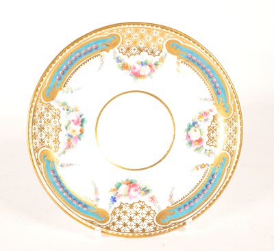 Lot 107 - ENGLISH LATE 19TH CENTURY CHINA CUP AND SAUCER