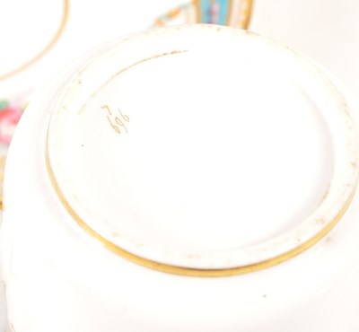 Lot 107 - ENGLISH LATE 19TH CENTURY CHINA CUP AND SAUCER