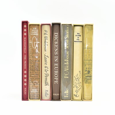 Lot 362 - FOLIO SOCIETY. COLLECTION OF SEVEN 20TH CENTURY WODEHOUSE & OTHER TITLES
