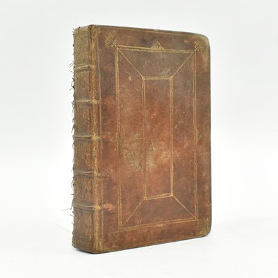 Lot 374 - ANTIQUARIAN. 1737 THE WHOLE DUTY OF MAN DUBLIN PRINTED EDITION IN CONTEMP PANELLED CALF
