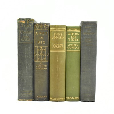 Lot 263 - CONRAD, JOSEPH. FIVE FIRST EDITION SHORT STORY COLLECTIONS IN PUBLISHER'S ORIG. CLOTH