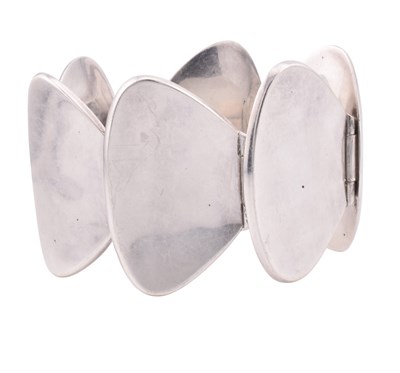Lot 16 - 1970S BENT KNUDSEN DANISH MODERNIST SILVER BRACELET