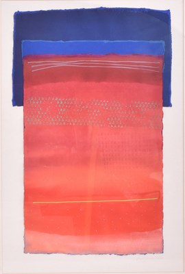 Lot 12 - UNKNOWN CONTEMPORARY - ABSTRACT ON PAPER - 2000