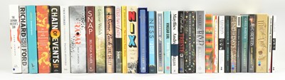 Lot 266 - SIGNED MODERN FIRST EDITIONS. LARGE COLLECTION OF SIGNED LITERARY FICTION TITLES