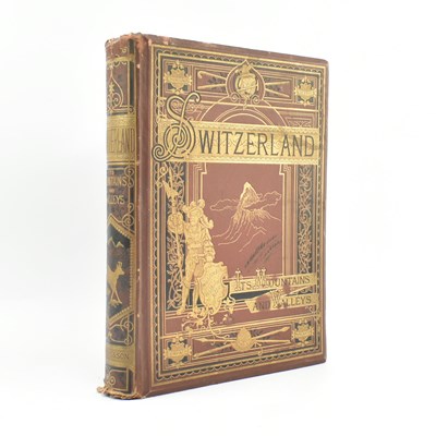 Lot 343 - TOPOGRAPHY. 1878 SWITZERLAND, ITS MOUNTAINS & VALLEYS BY WOLDEMAR RADEN