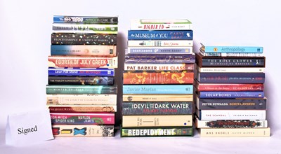 Lot 183 - SIGNED & FIRST EDITIONS. COLLECTION OF LITERARY FICTION WORKS, SOME BEING SIGNED
