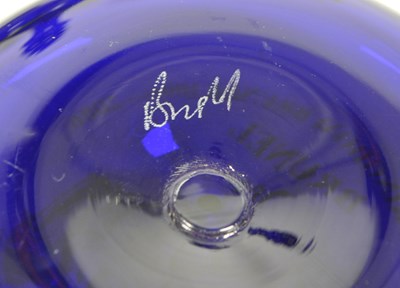 Lot 114 - COLLECTION OF 20TH CENTURY COBALT BLUE GLASS INCLUDING BRISTOL BLUE