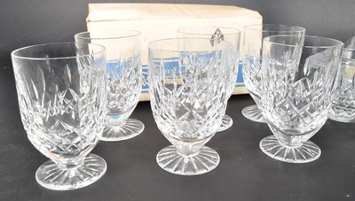Lot 125 - WATERFORD CRYSTAL, IRELAND - LISMORE CRYSTAL GLASSES & DECANTER