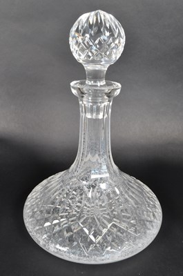 Lot 125 - WATERFORD CRYSTAL, IRELAND - LISMORE CRYSTAL GLASSES & DECANTER