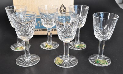 Lot 125 - WATERFORD CRYSTAL, IRELAND - LISMORE CRYSTAL GLASSES & DECANTER