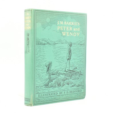 Lot 214 - BARRIE, J. M. [1931] PETER AND WENDY LATER EDITIONS ILLUS. F. D. BEDFORD IN PICTORIAL BOARDS