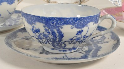 Lot 115 - COLLECTION OF 20TH CENTURY CHINA TEA CUPS, SAUCERS AND PLATES