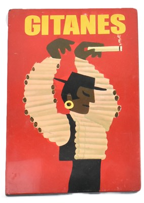 Lot 131 - GITANES CIGARETTES - ADVERTISING LACQUERED PANEL
