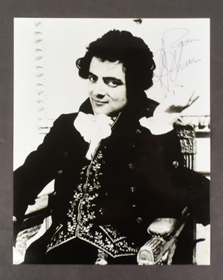 Lot 3 - BLACKADDER (BBC SITCOM 1983-1989) - ROWAN ATKINSON - SIGNED 8X10" PHOTO