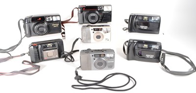 Lot 358 - PENTAX - COLLECTION OF 35MM COMPACT CAMERAS