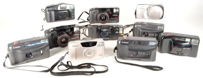 Lot 363 - CANON - COLLECTION OF 35MM COMPACT CAMERAS