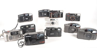 Lot 365 - OLYMPUS - COLLECTION OF 35MM COMPACT CAMERAS