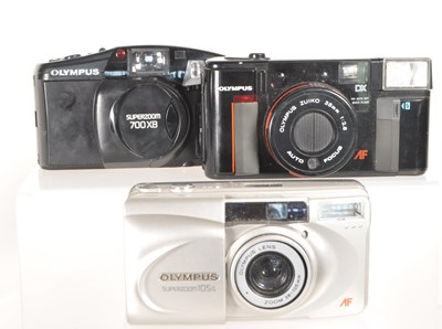 Lot 365 - OLYMPUS - COLLECTION OF 35MM COMPACT CAMERAS