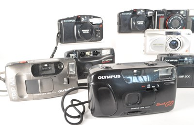 Lot 365 - OLYMPUS - COLLECTION OF 35MM COMPACT CAMERAS