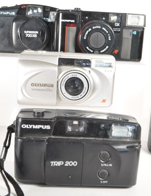 Lot 365 - OLYMPUS - COLLECTION OF 35MM COMPACT CAMERAS