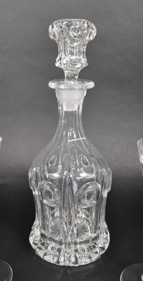 Lot 128 - COLLECTION OF 19TH CENTURY CUT DRINKING GLASSES & DECANTER