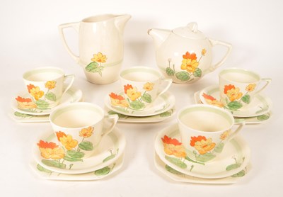 Lot 123 - MIDWINTER - MID CENTURY ART DECO STYLE TEA SERVICE