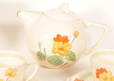 Lot 123 - MIDWINTER - MID CENTURY ART DECO STYLE TEA SERVICE