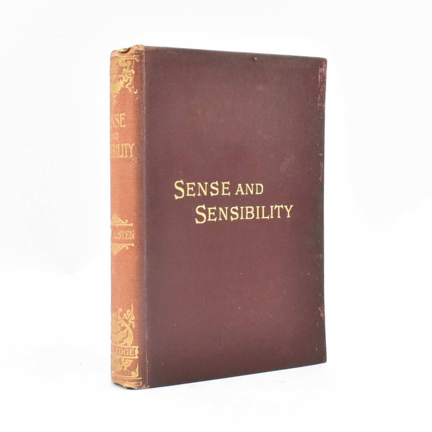 Lot 22 - AUSTEN, JANE. C1895 SENSE AND SENSIBILITY IN ORIG. CLOTH