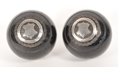 Lot 356 - EARLY 20TH CENTURY 1920S PRESENTATION LAWN BOWLS