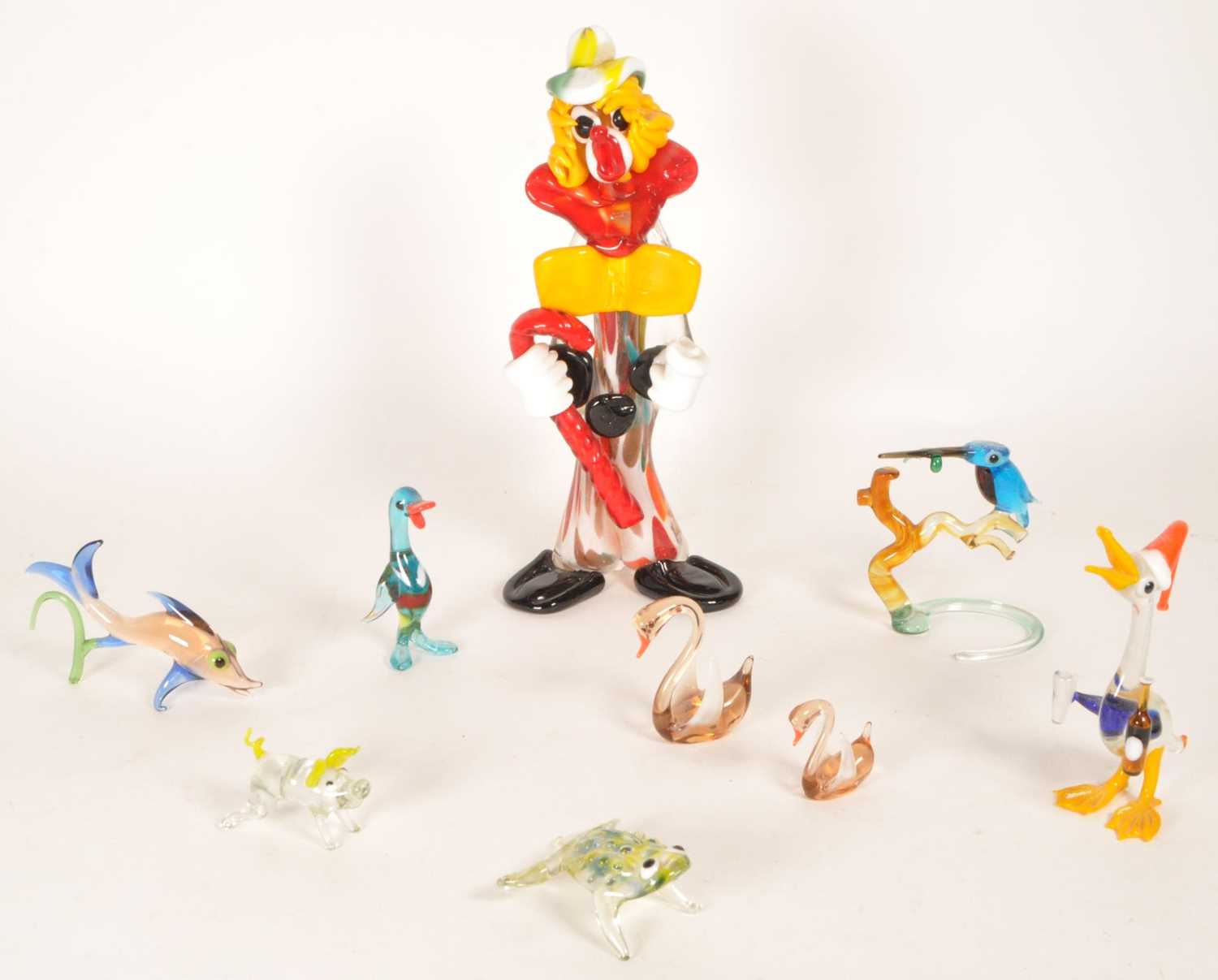 Lot 137 - COLLECTION OF ITALIAN LATE 20TH CENTURY STUDIO GLASS PIECES