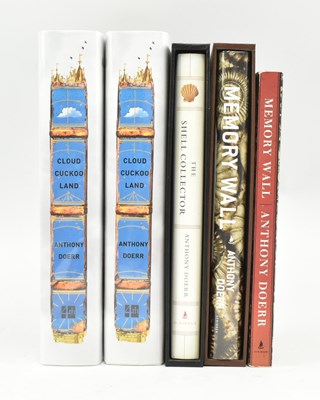 Lot 287 - DOERR, ANTHONY. FIVE FIRST EDITIONS INCL. FOUR SIGNED EXAMPLES